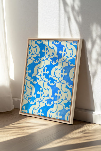 Blue Arabesque