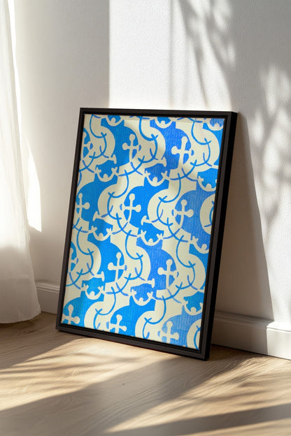 Blue Arabesque