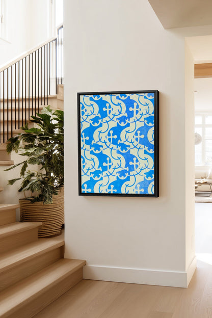Blue Arabesque